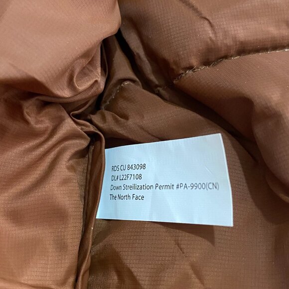The North Face Women's Short Down Jacket Brown - Picture 10 of 10